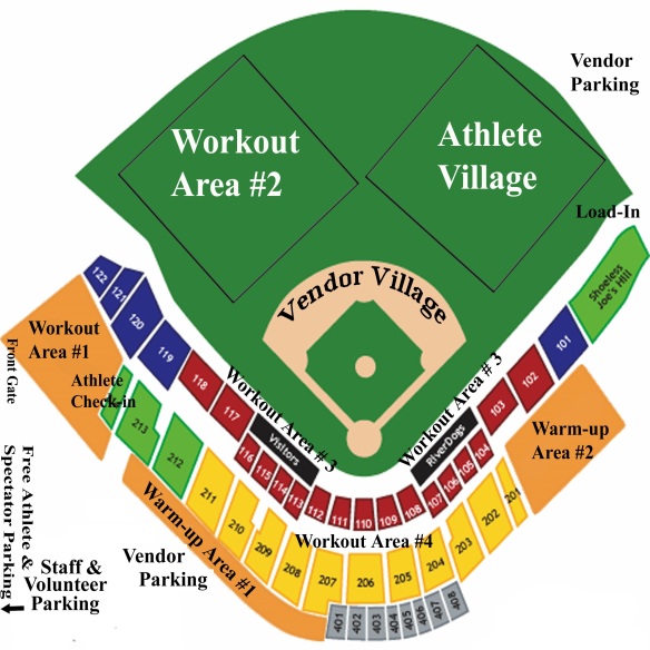 Map of Stadium IR Layout 2013